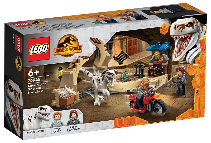 LEGO® Jurassic World Atrociraptor Dinosaur: Bike Chase