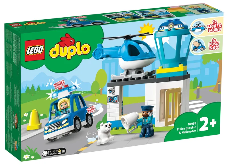 LEGO® DUPLO® Rescue Police Station & Helicopter