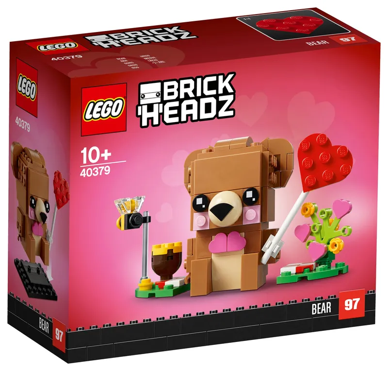 LEGO® BrickHeadz™ Valentines Bear