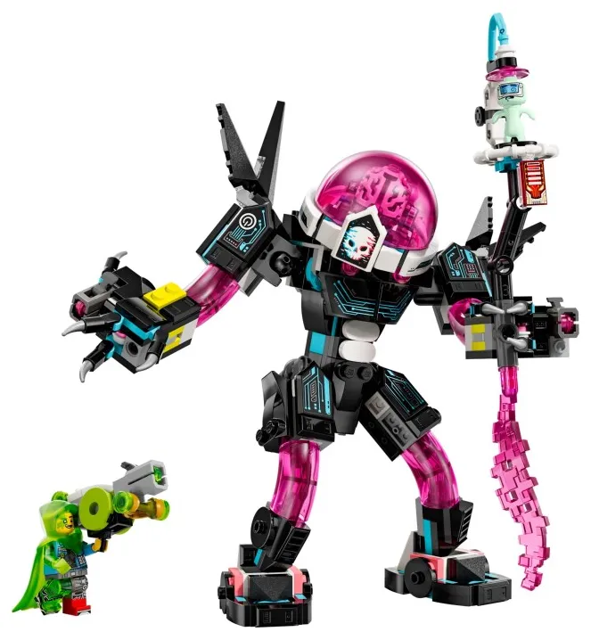 LEGO Mateo vs. Cyber Brain Mech