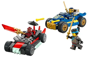 LEGO Rogue vs. Drix Race Car Duel