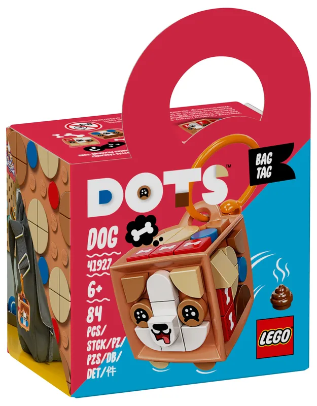 LEGO® DOTS™ Bag Tag Dog