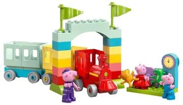 LEGO Train Ride with Grandpa Pig
