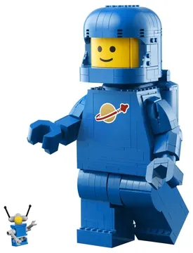 LEGO Up-Scaled Blue Astronaut Minifigure