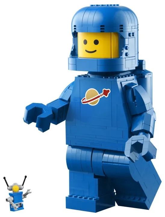 LEGO Up-Scaled Blue Astronaut Minifigure