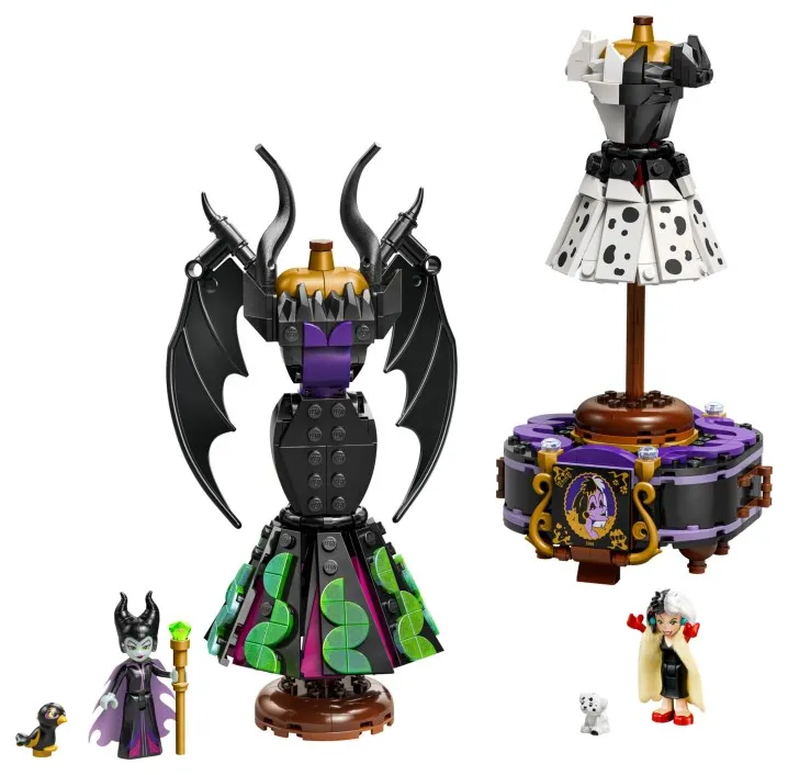 LEGO Maleficent's and Cruella De Vil's Dresses