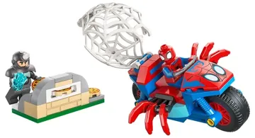 LEGO Spidey on his Motorcycle vs. Rhino