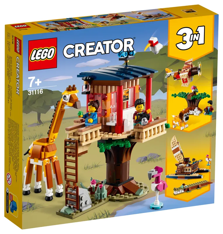 LEGO® Creator 3-in-1 Safari Wildlife Tree House