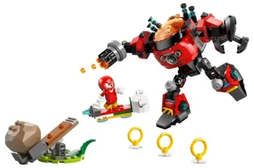 LEGO Knuckles vs. Dr. Eggman Egg Crusher Mech