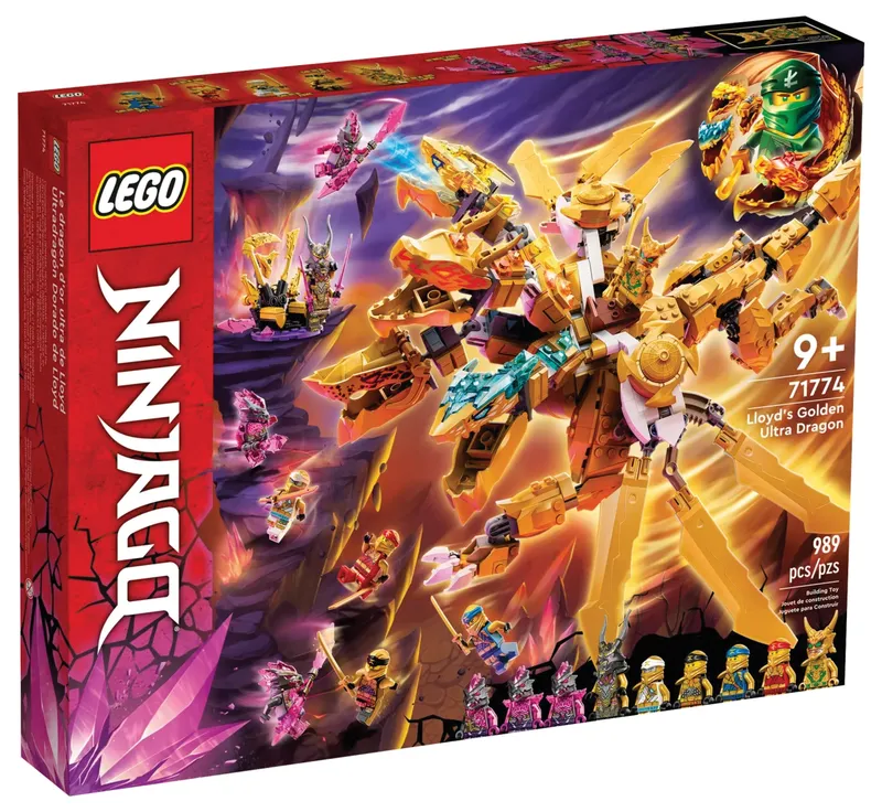 LEGO® NINJAGO® Lloyd’s Golden Ultra Dragon