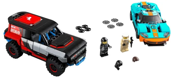 LEGO Speed Champions Ford GT Heritage Edition and Bronco R