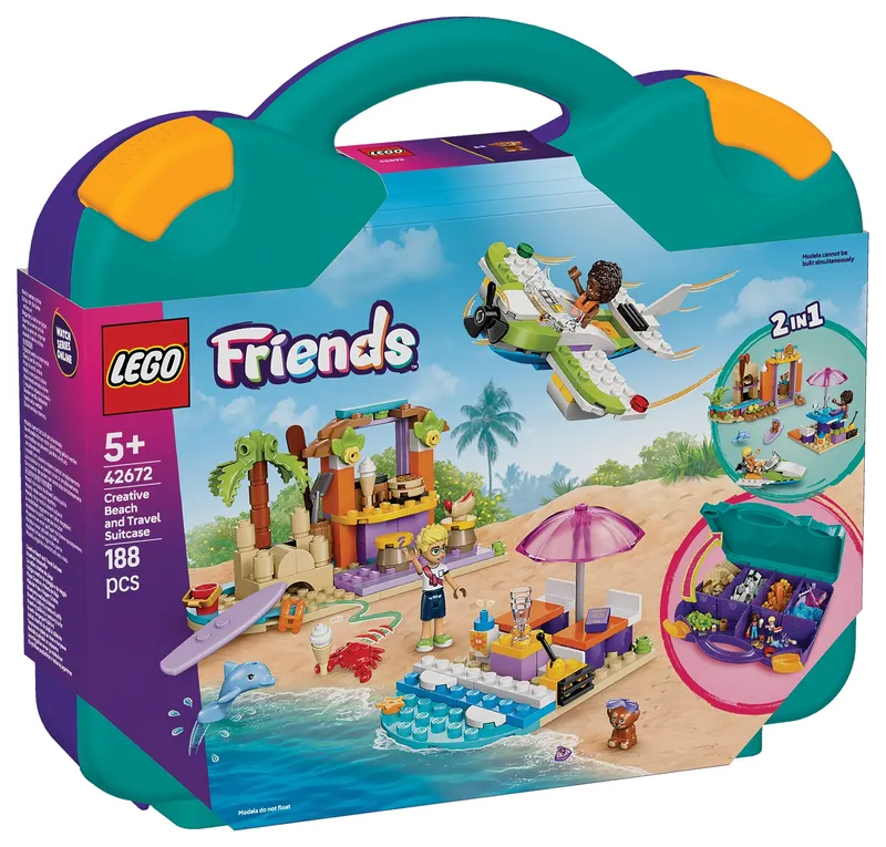 LEGO® Friends™ Creative Beach and Travel Suitcase