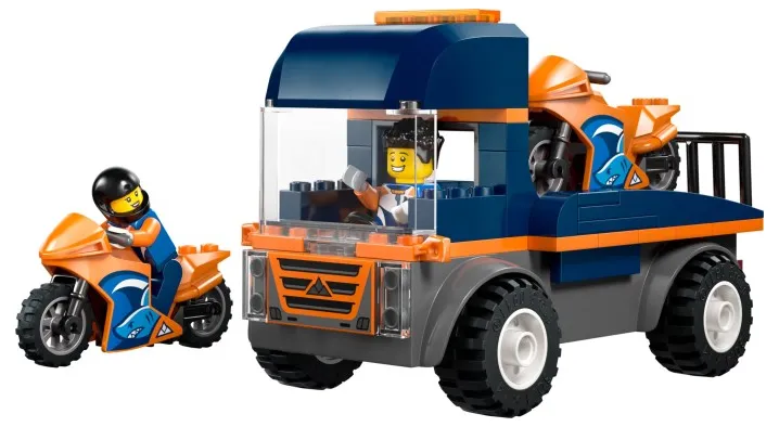 LEGO Motorcycle Transporter