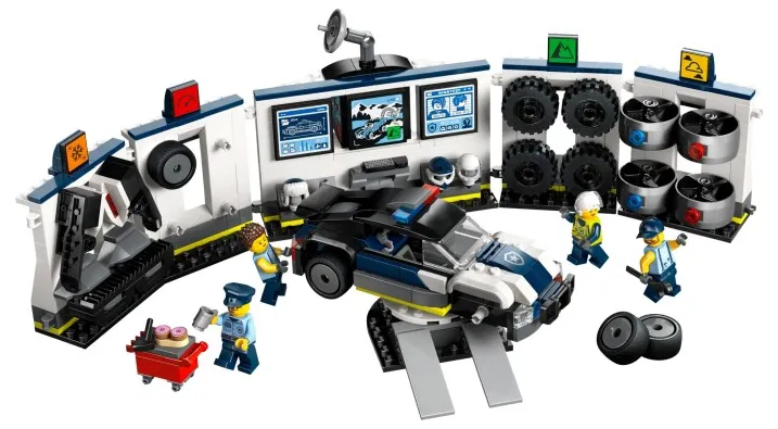 LEGO Custom Police Car Garage