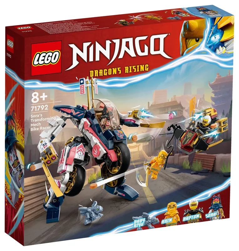 LEGO® NINJAGO® Sora’s Transforming Mech Bike Racer