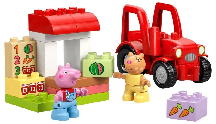 LEGO Tractor and Market