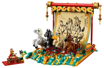 LEGO 80119 Galloping Horses Canvas - The Spring Festival