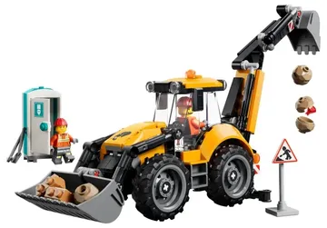 LEGO Yellow Backhoe Loader