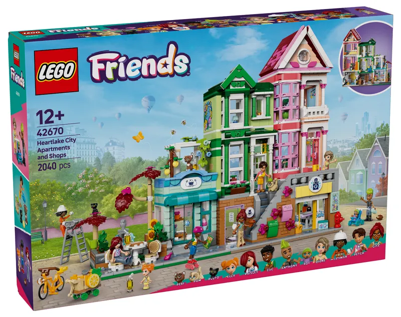 LEGO® Friends™ Heartlake City Apartments and Stores