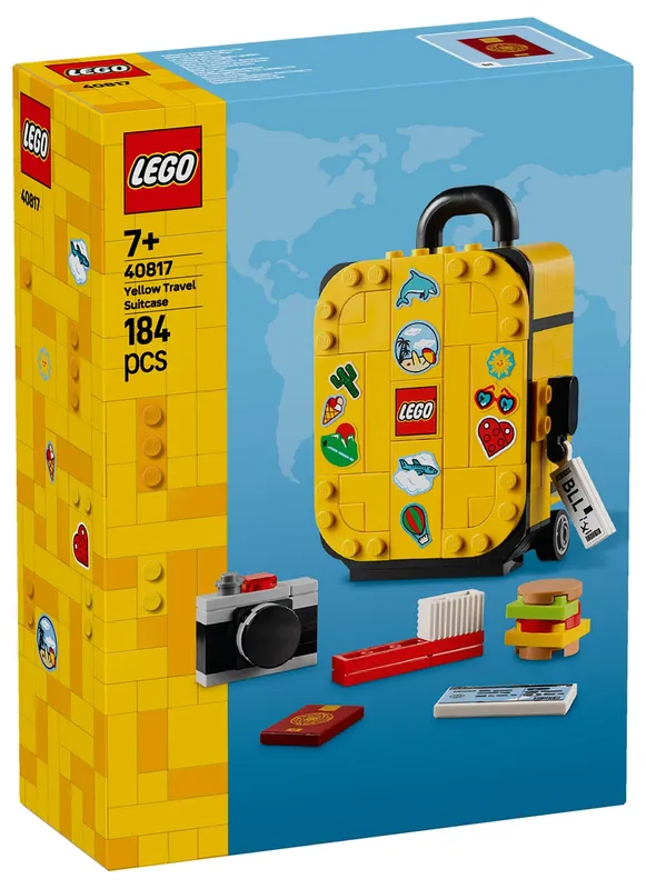 LEGO Yellow Travel Suitcase