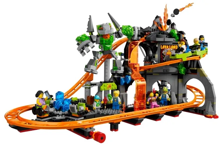 LEGO Lava Land Roller Coaster Park