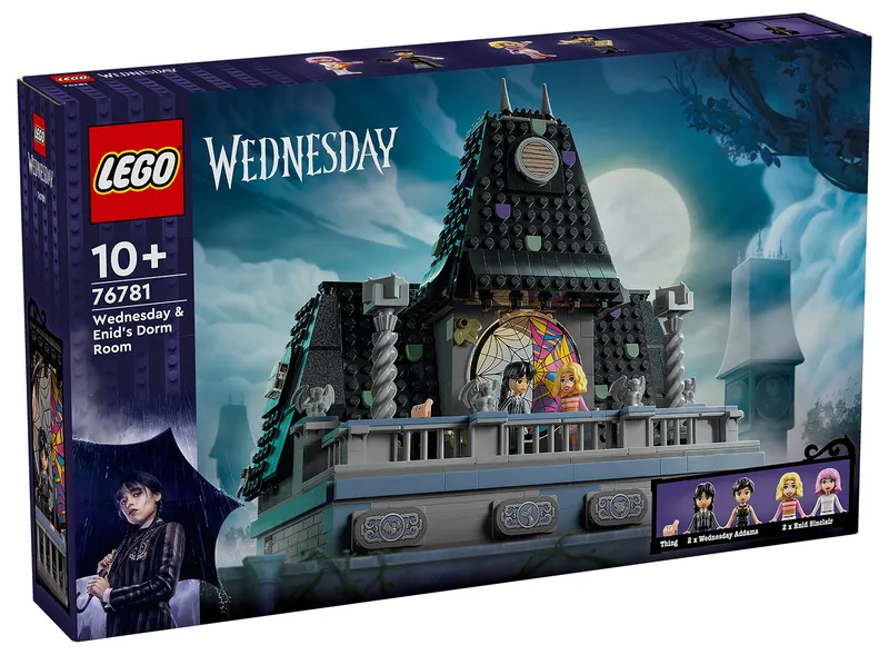 LEGO® Wednesday: Wednesday & Enid’s Dorm Room